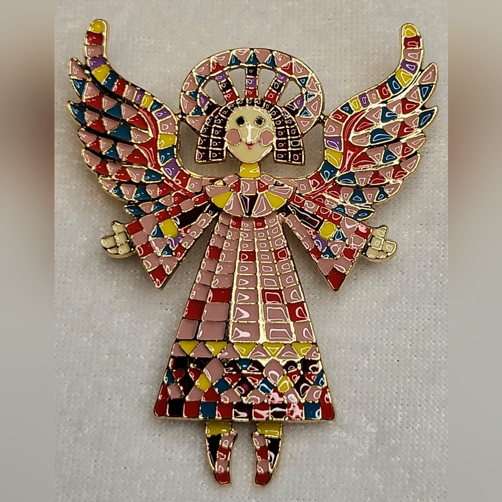 NEW Adorable Angel Vintage-style Brooch / Pin